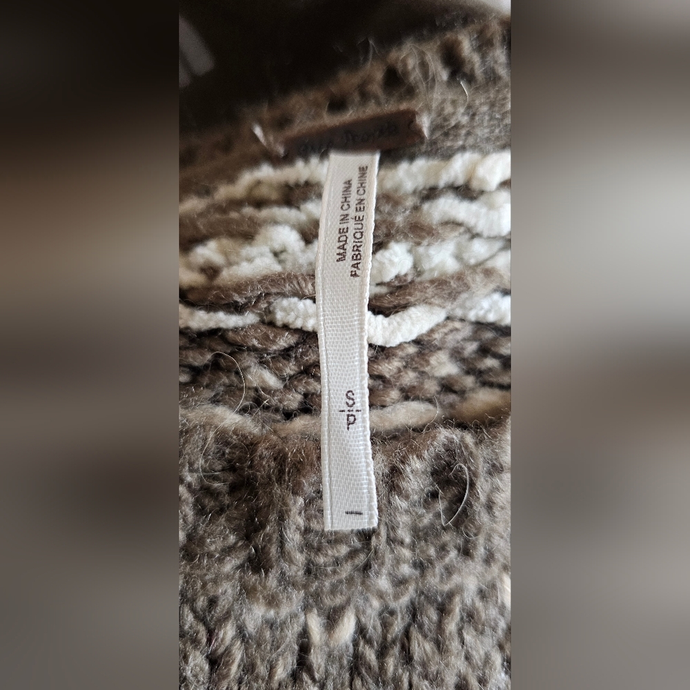Free People Through The Storm Wool Sweater Generous Small - Picture 9 of 9